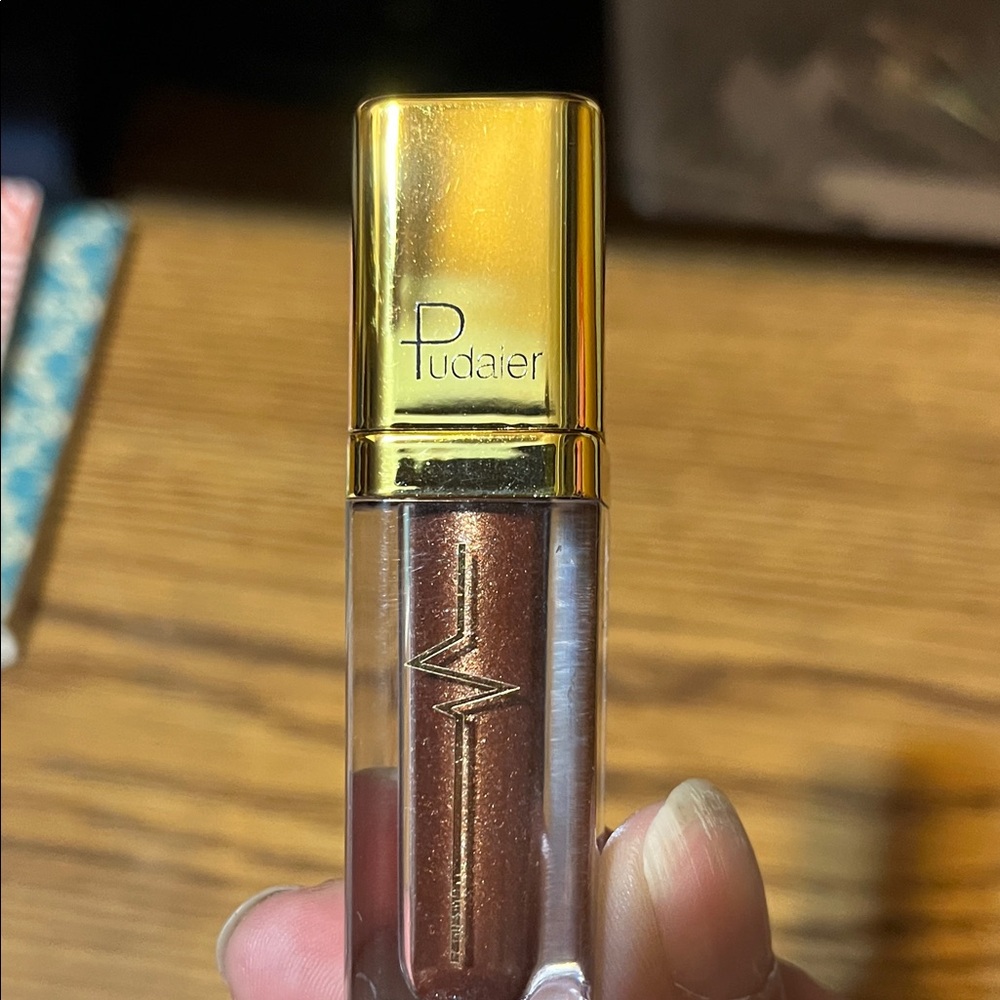 Shimmer Liquid Lipstick - Metallic Brown